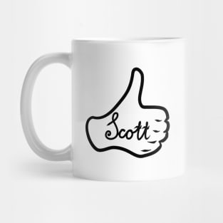 Men name Scott Mug